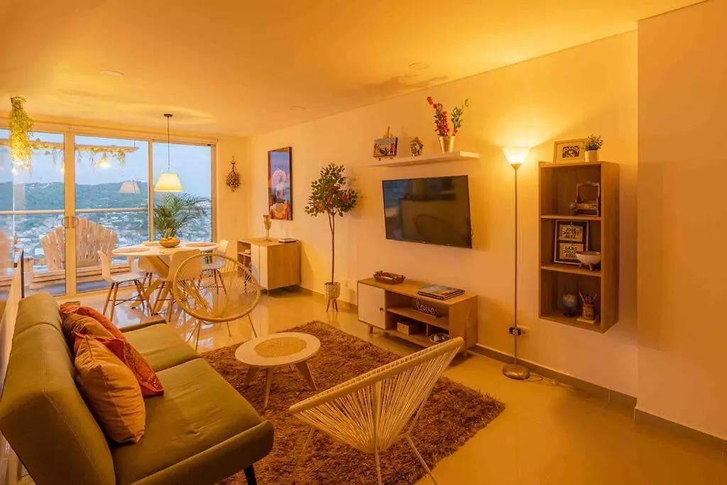 Galeria Caribe 2 Habitaciones En Piso 24 Cerca De La Playa Y Centro Historico Cartagena 0*,  コロンビア