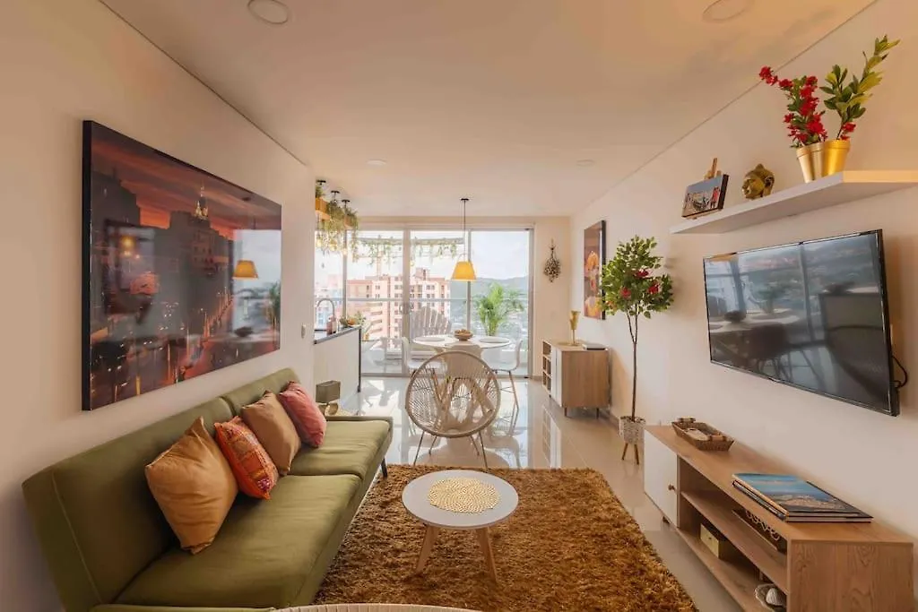 Galeria Caribe 2 Habitaciones En Piso 24 Cerca De La Playa Y Centro Historico Cartagena 0*,